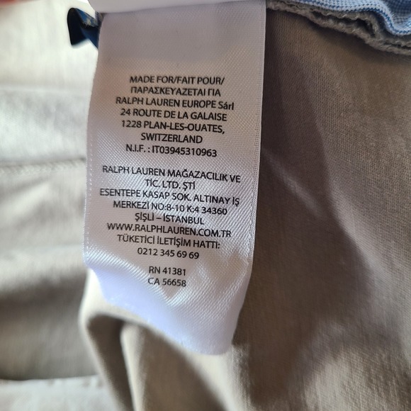 Polo Ralph Lauren Chino Pants Mens 40/31 Stretch Straight Fit Twill Brown Khaki - Picture 7 of 8